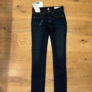 Rag & Bone Skinny Jeans Dark Blue Size 26